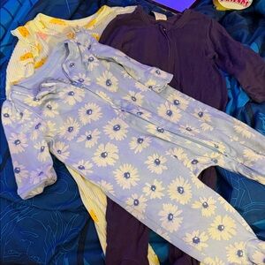 Floral Baby Pijamas 0-3 months